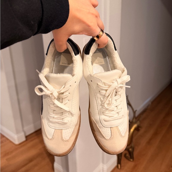 Dolce Vita Shoes - DOLCE VITA WHITE AND BLACK SNEAKERS
